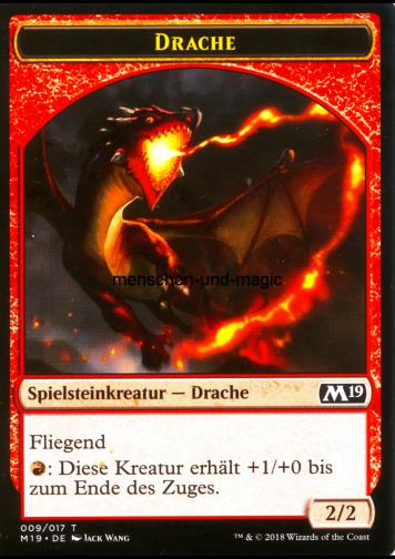 Token Kreatur Drachen v.1 (Token Creature Dragon)
